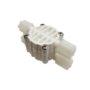 Βαλβίδα Τετράοδη Shut-Off 1/4" με Ρακόρ Σύσφιξης